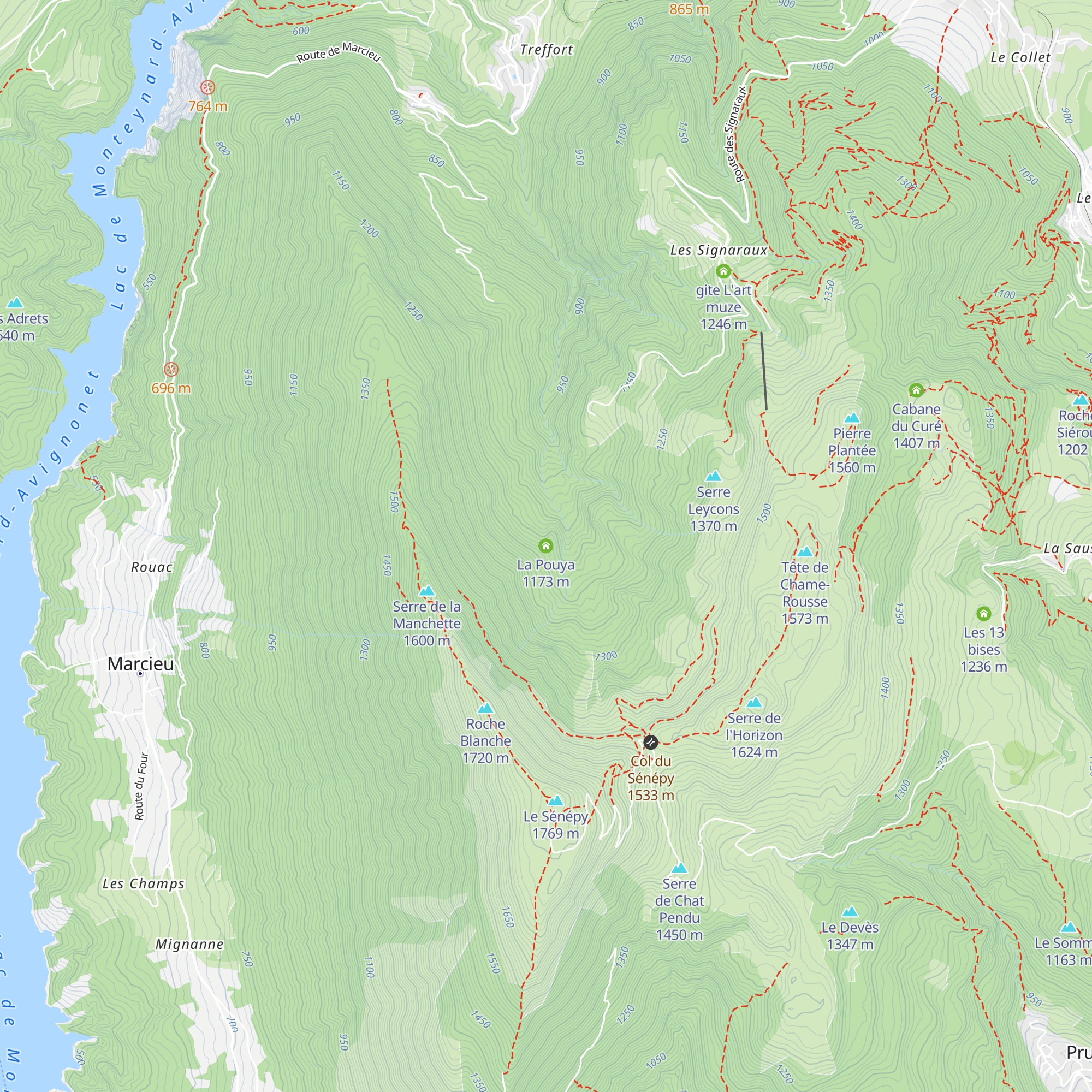 La Pouya map