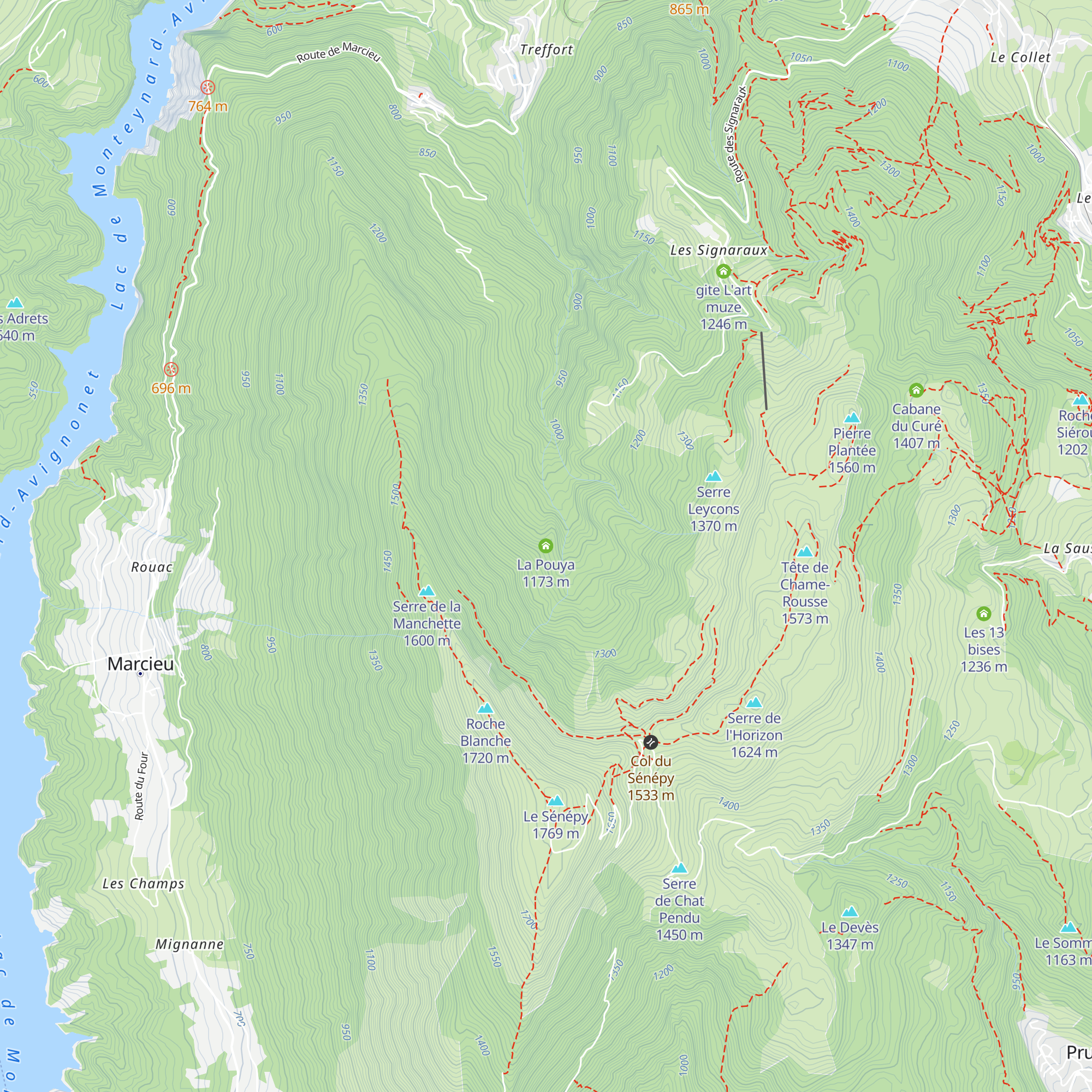 La Pouya map
