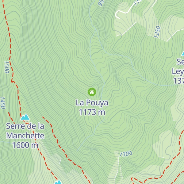 Map of La Pouya