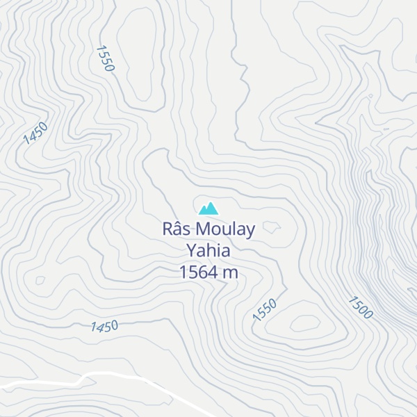 Map of Râs Moulay Yahia