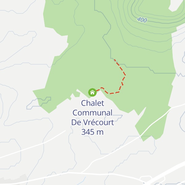 Map of Chalet Communal De Vrécourt