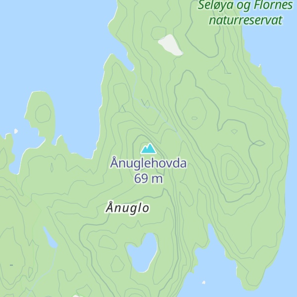 Map of Ånuglehovda