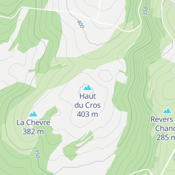 Map of Haut du Cros