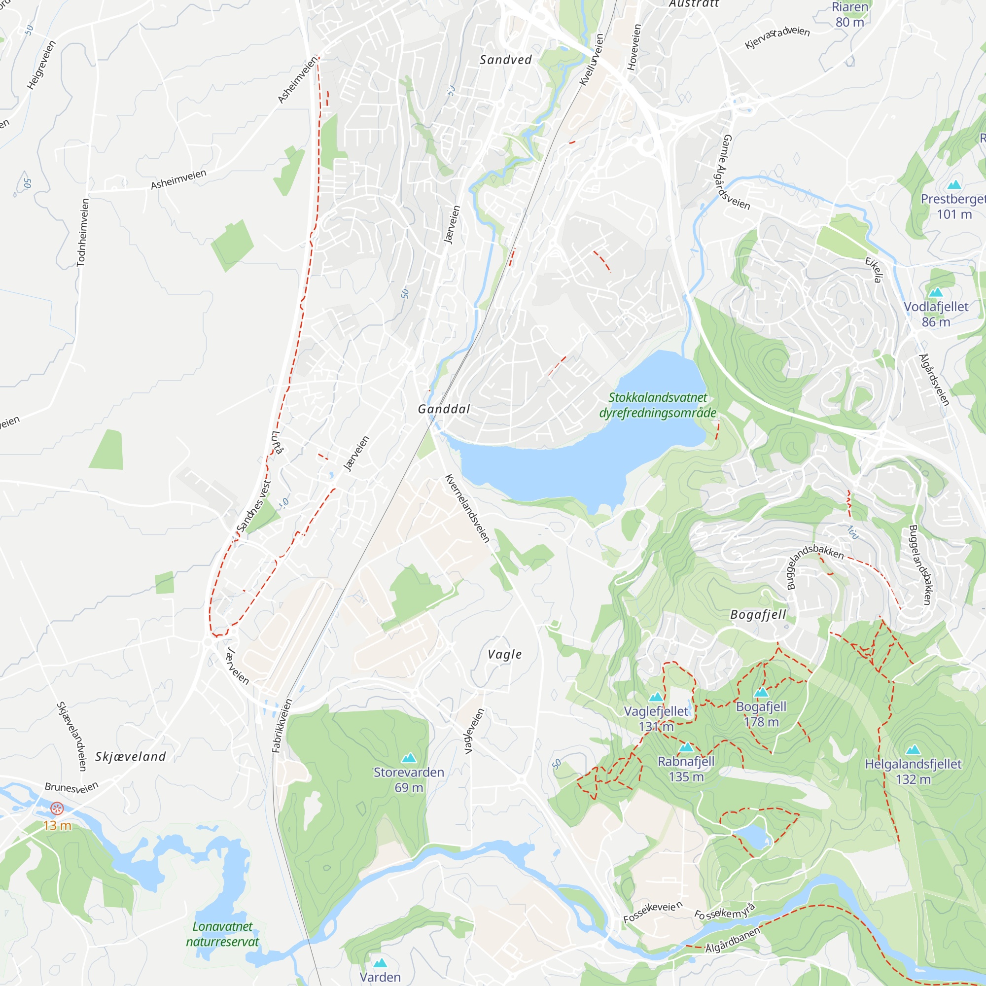 Stokki-hytta map
