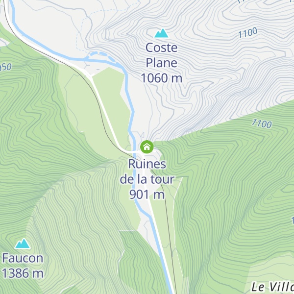 Map of Ruines de la tour