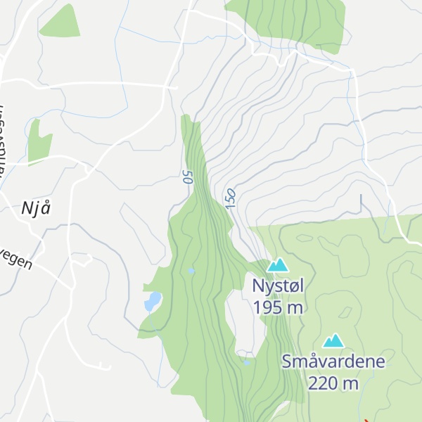 Map of Dugurdmålsnuten