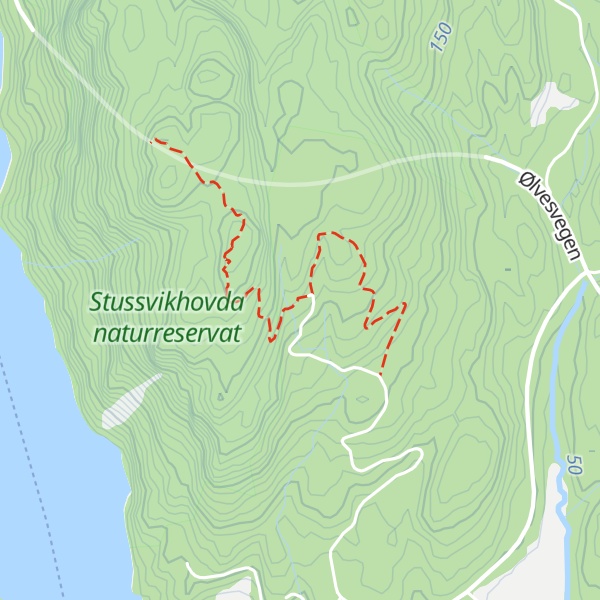 Map of Synnevågstølen
