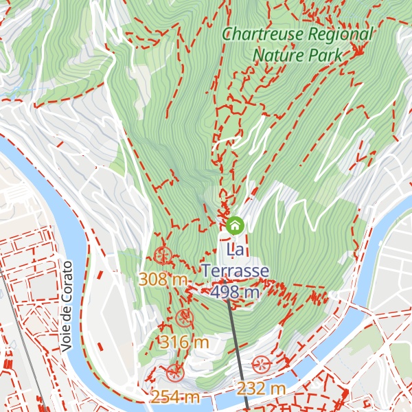 Map of Père Gras