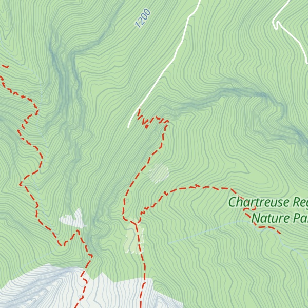 Map of Crête de la Charmille