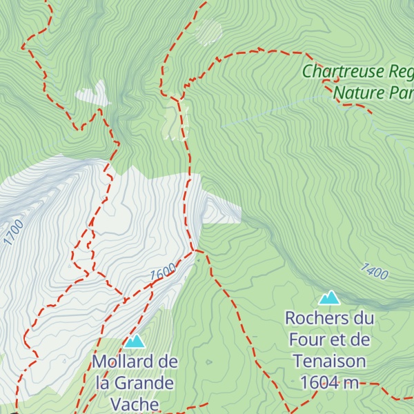 Map of La Petite Vache