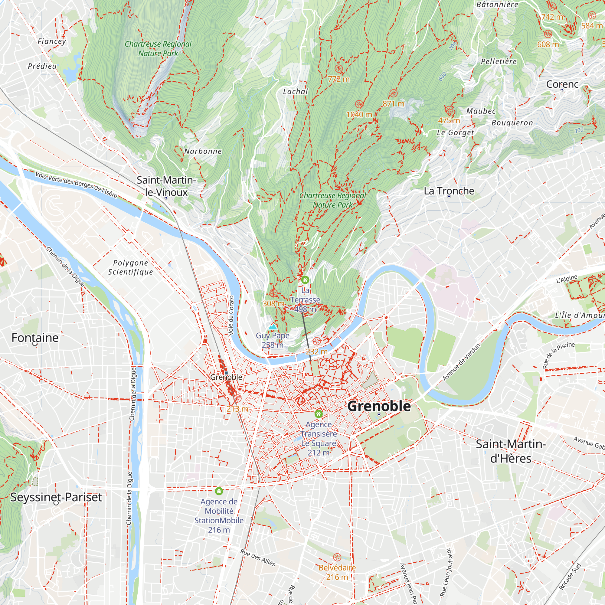 Bureau d'Information Touristique Bastille map