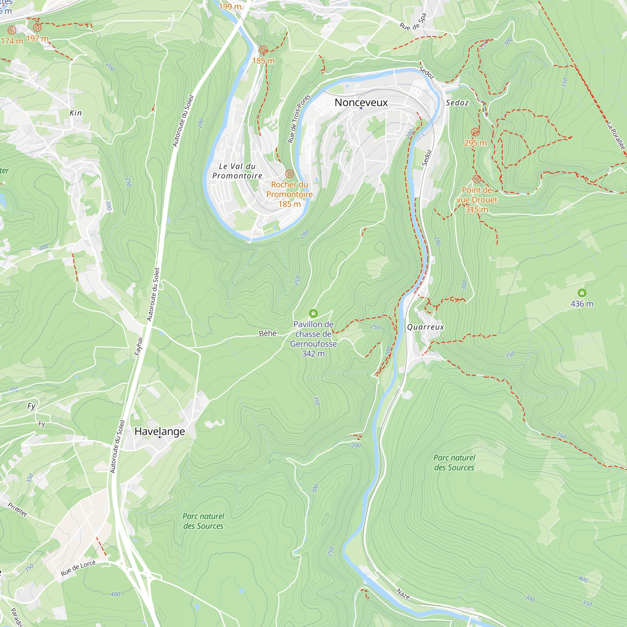 Pavillon de chasse de Gernoufosse map