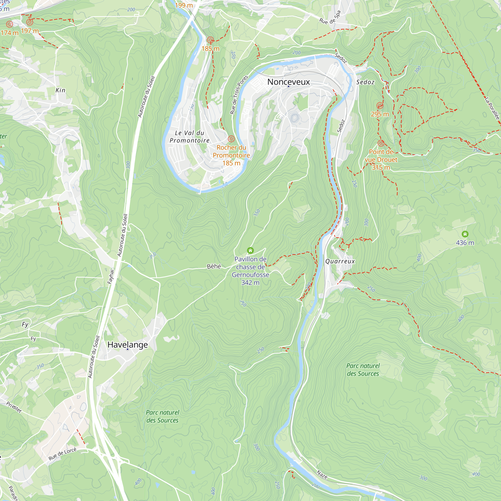 Pavillon de chasse de Gernoufosse map