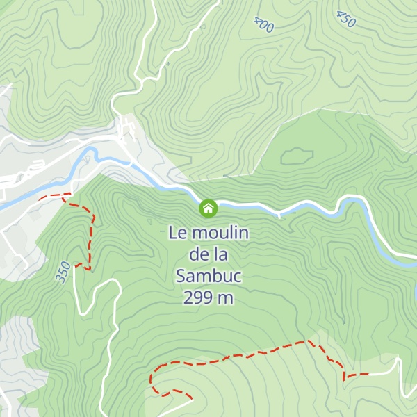 Map of Le moulin de la Sambuc
