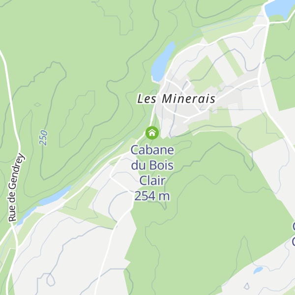 Map of Cabane du Bois Clair