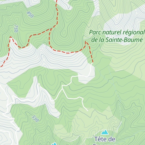 Map of Jas de Frédéric