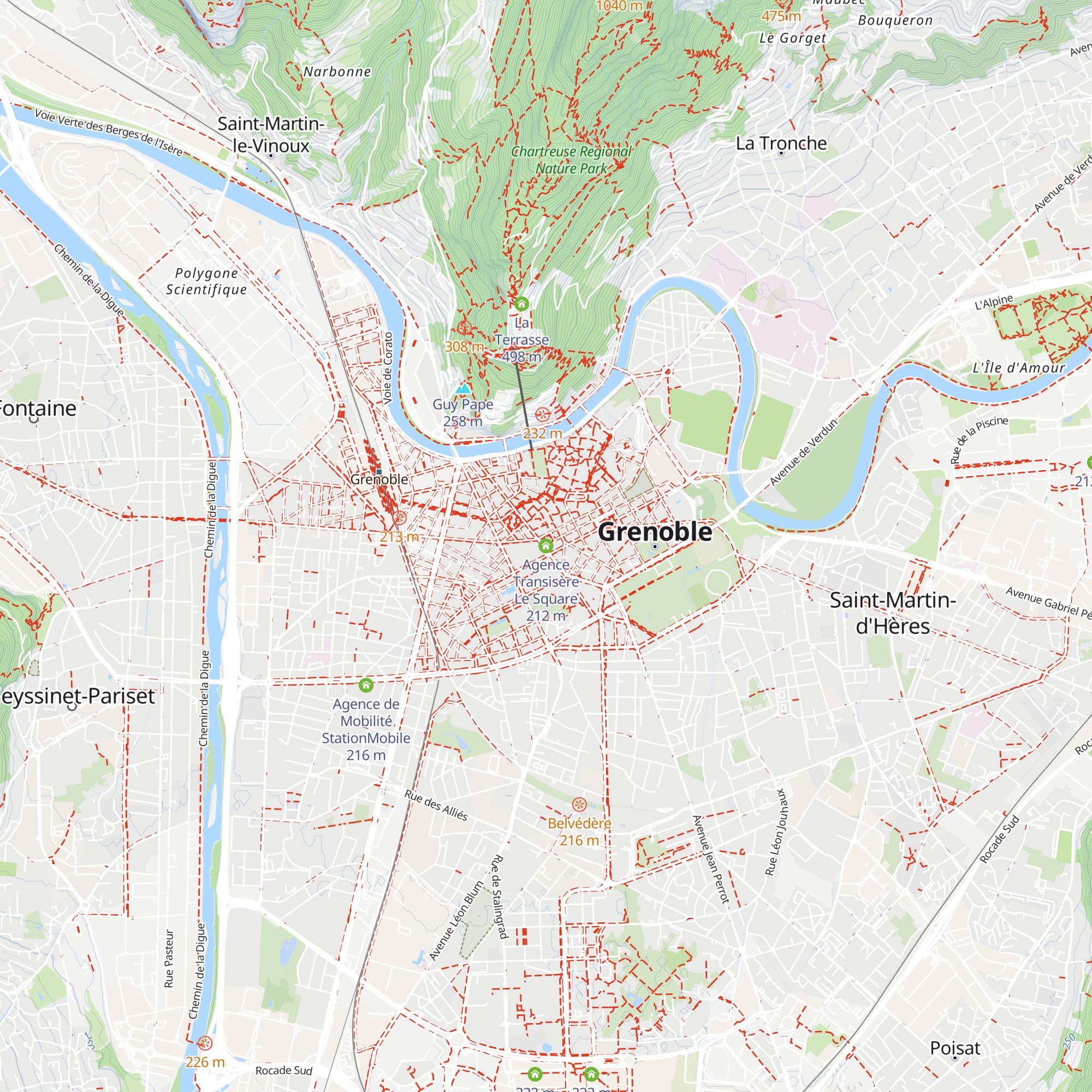 Agence Transisère Le Square map