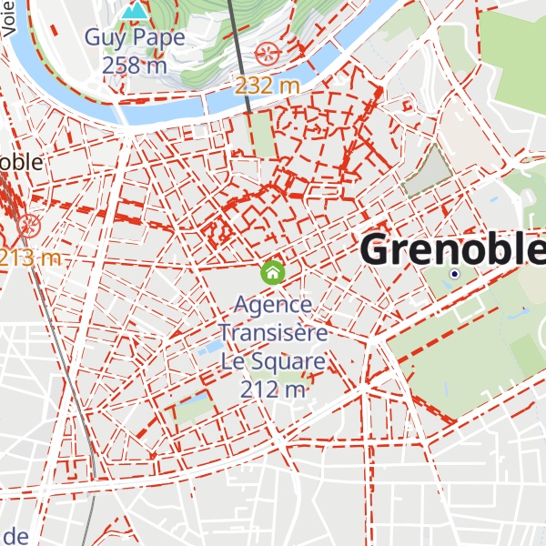 Map of Agence Transisère Le Square