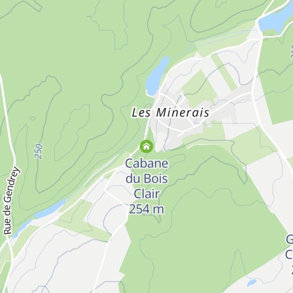 Map of Cabane du Bois Clair