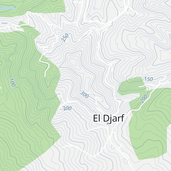 Map of Koudiat Bou Youdâr