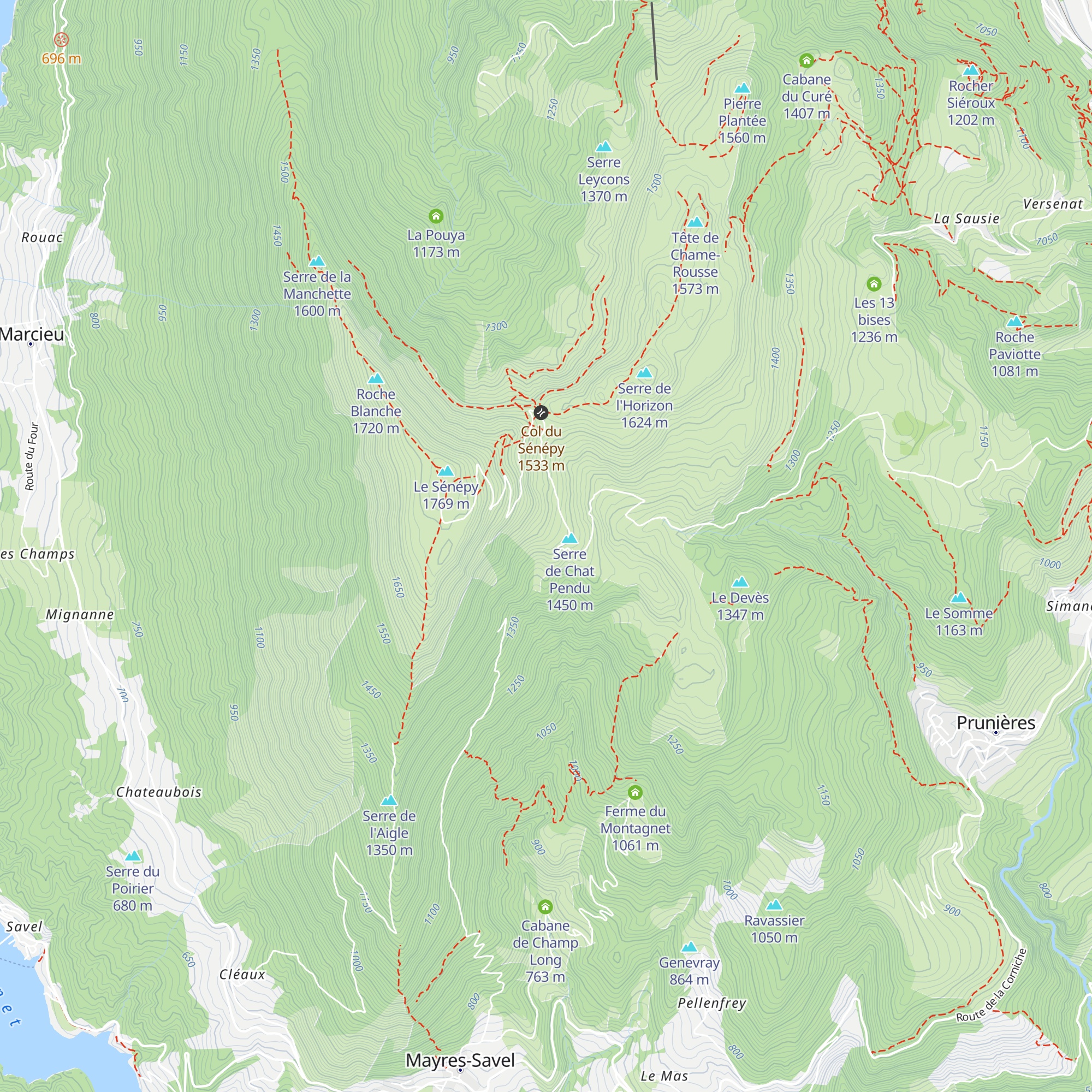 Bergerie de Mayres map