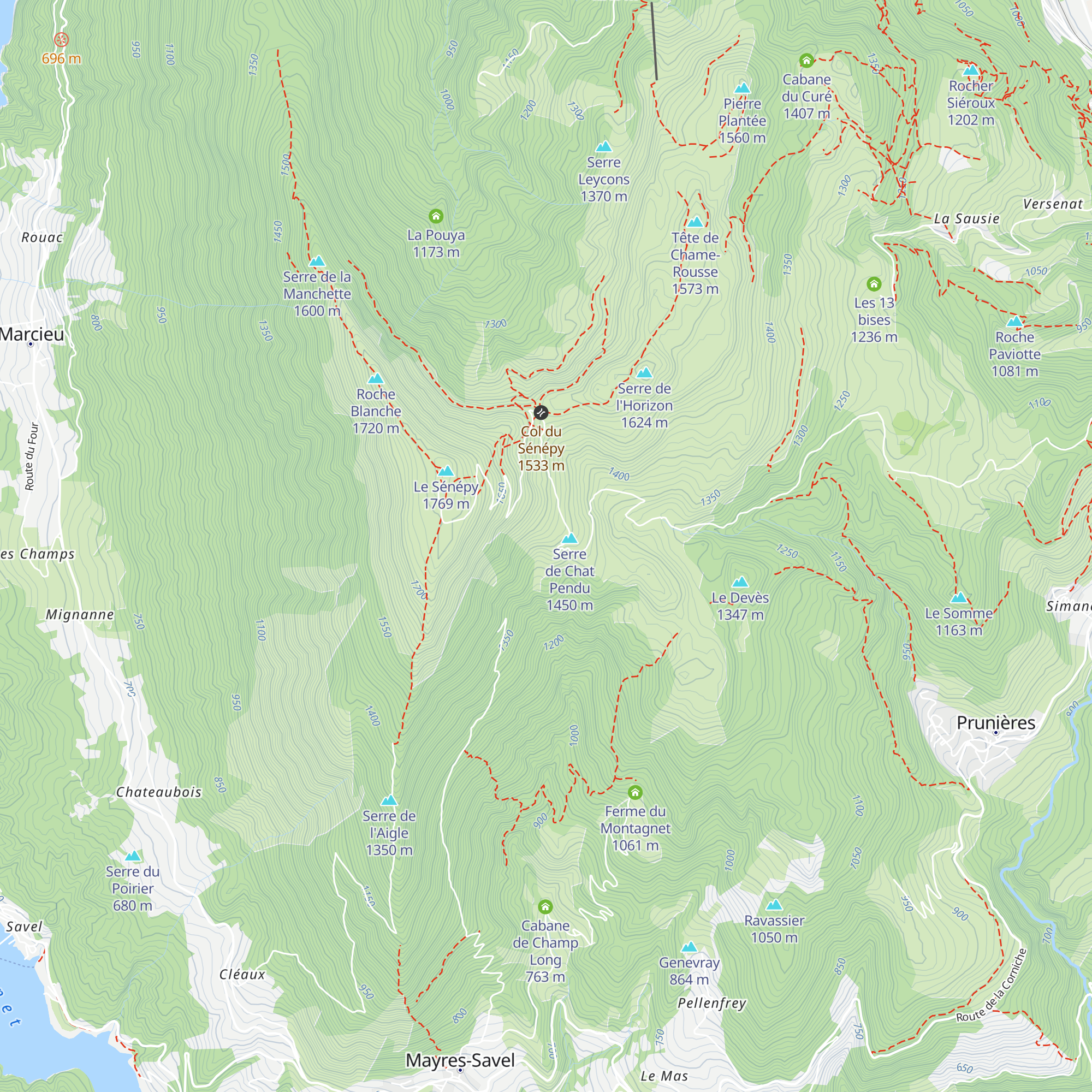 Bergerie de Mayres map