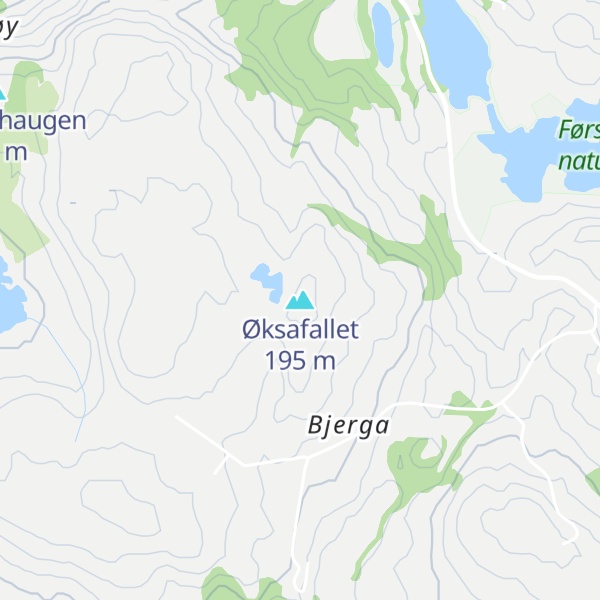Map of Øksafallet