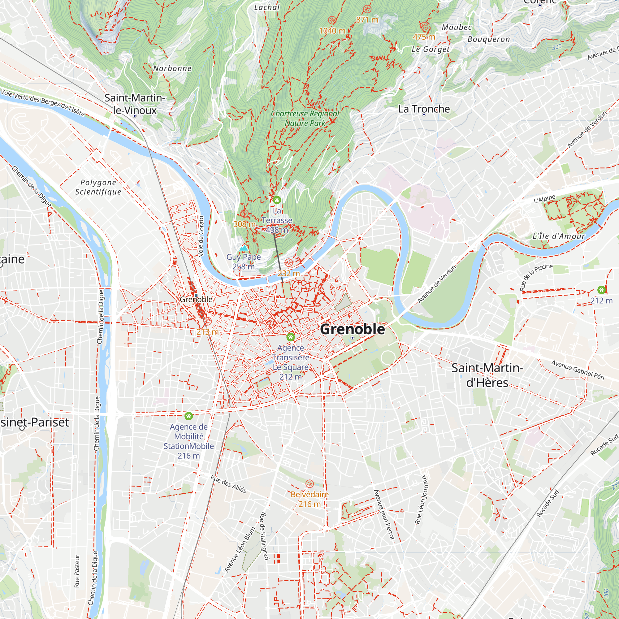 Maison de la Montagne map