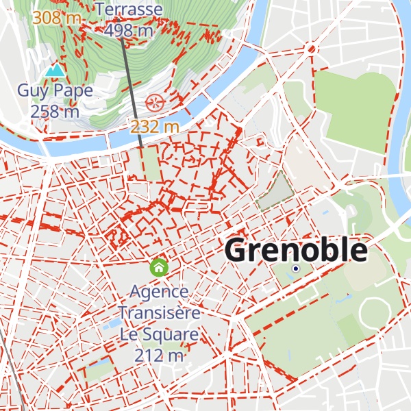 Map of Office de Tourisme, Grenoble