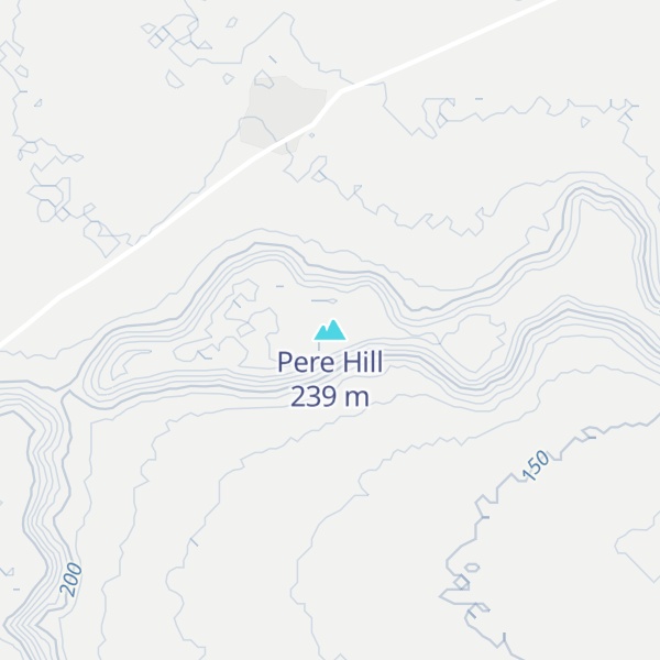 Map of Pere Hill