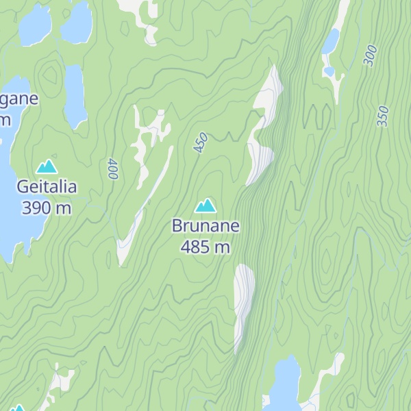 Map of Brunane