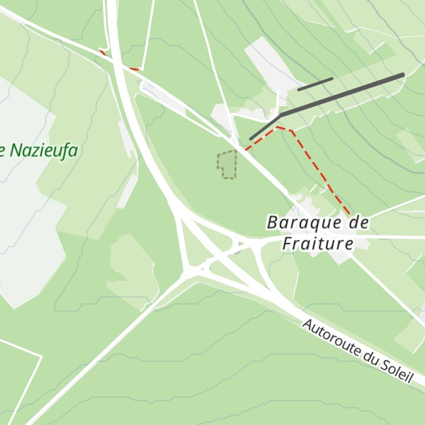 Map of Baraque de Fraiture