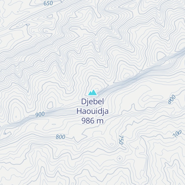 Map of Djebel Haouidja