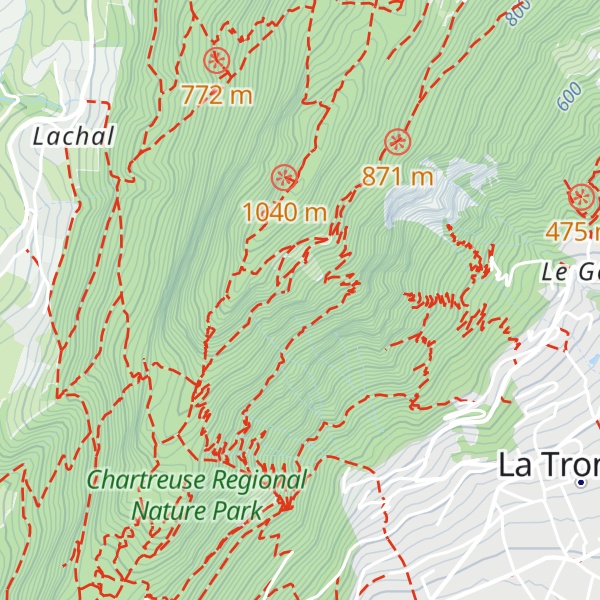 Map of Bec aigu