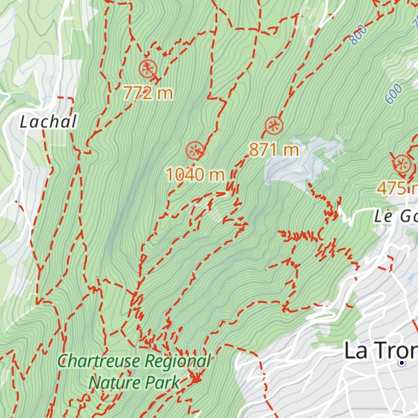 Map of Relais de Roche Bise