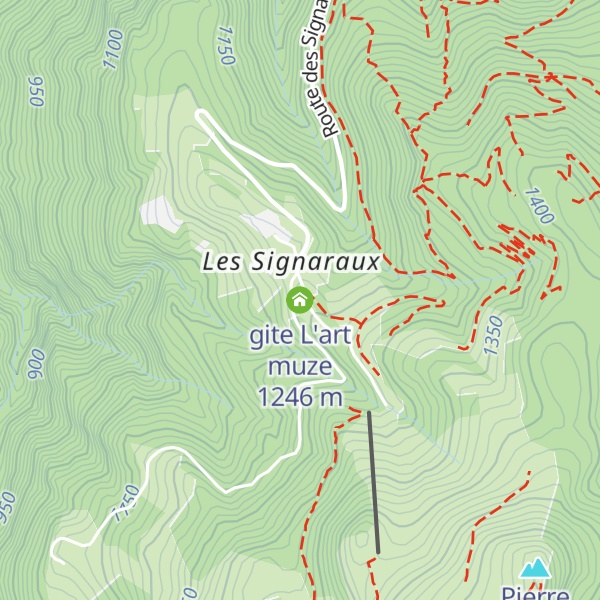 Map of gite L'art muze