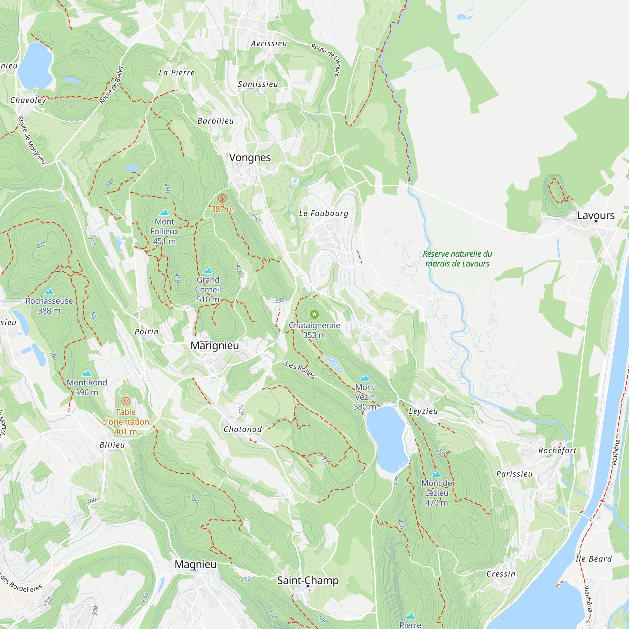 Chataigneraie map