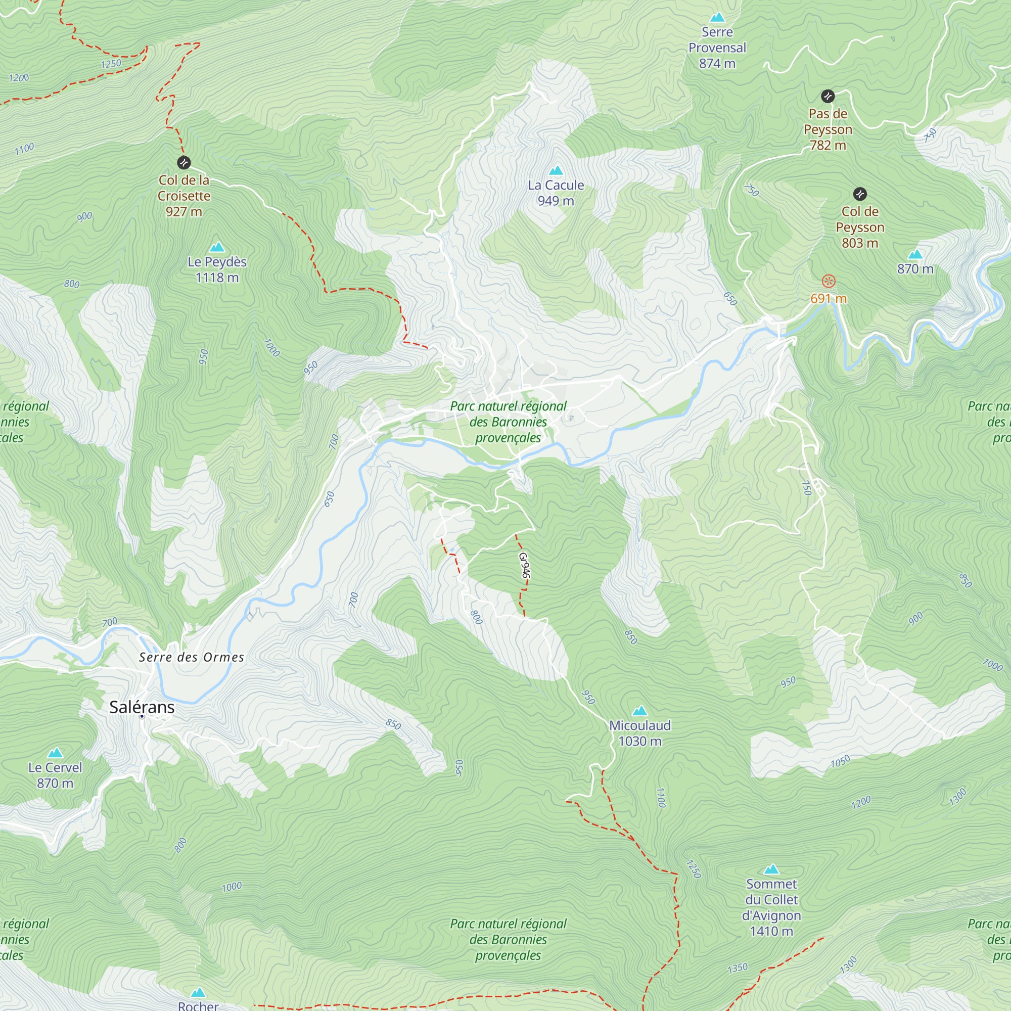 Ferme de l'Ubac map
