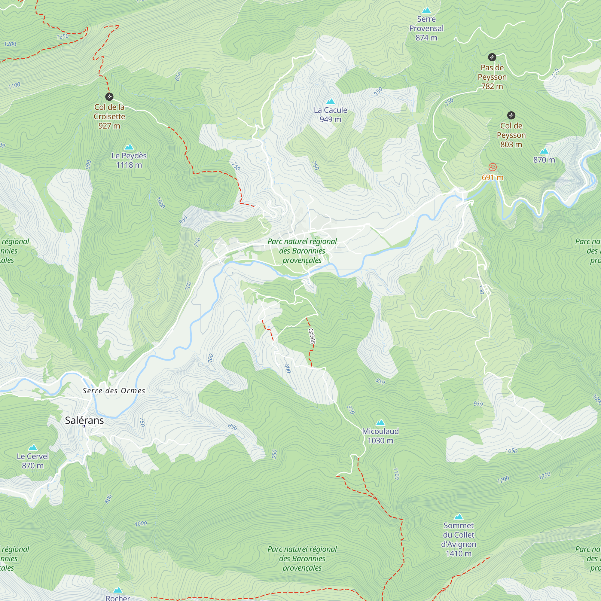 Ferme de l'Ubac map