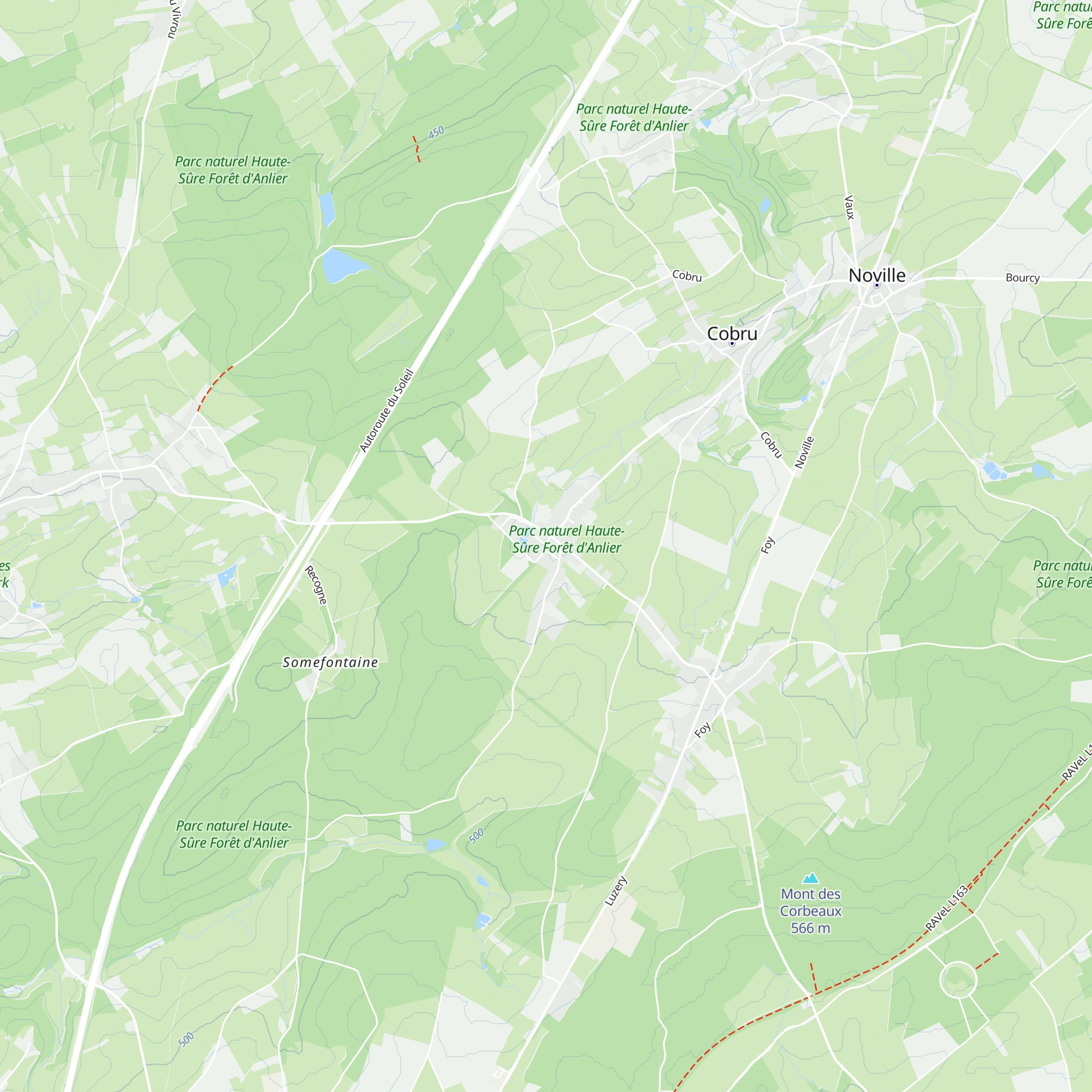 Gîte de la ferme des Bisons map