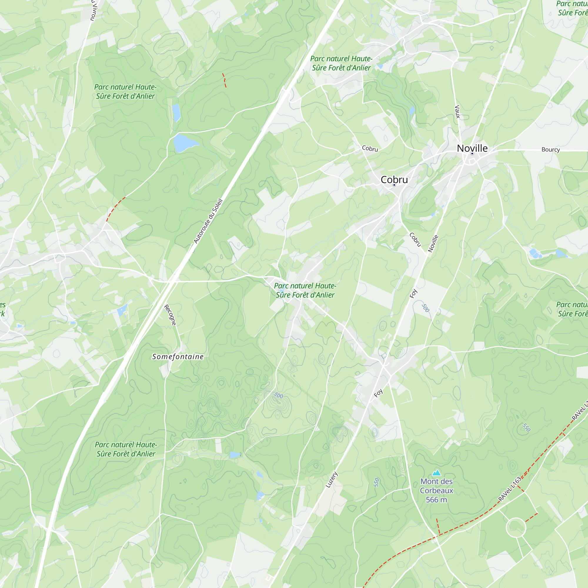 Gîte de la ferme des Bisons map