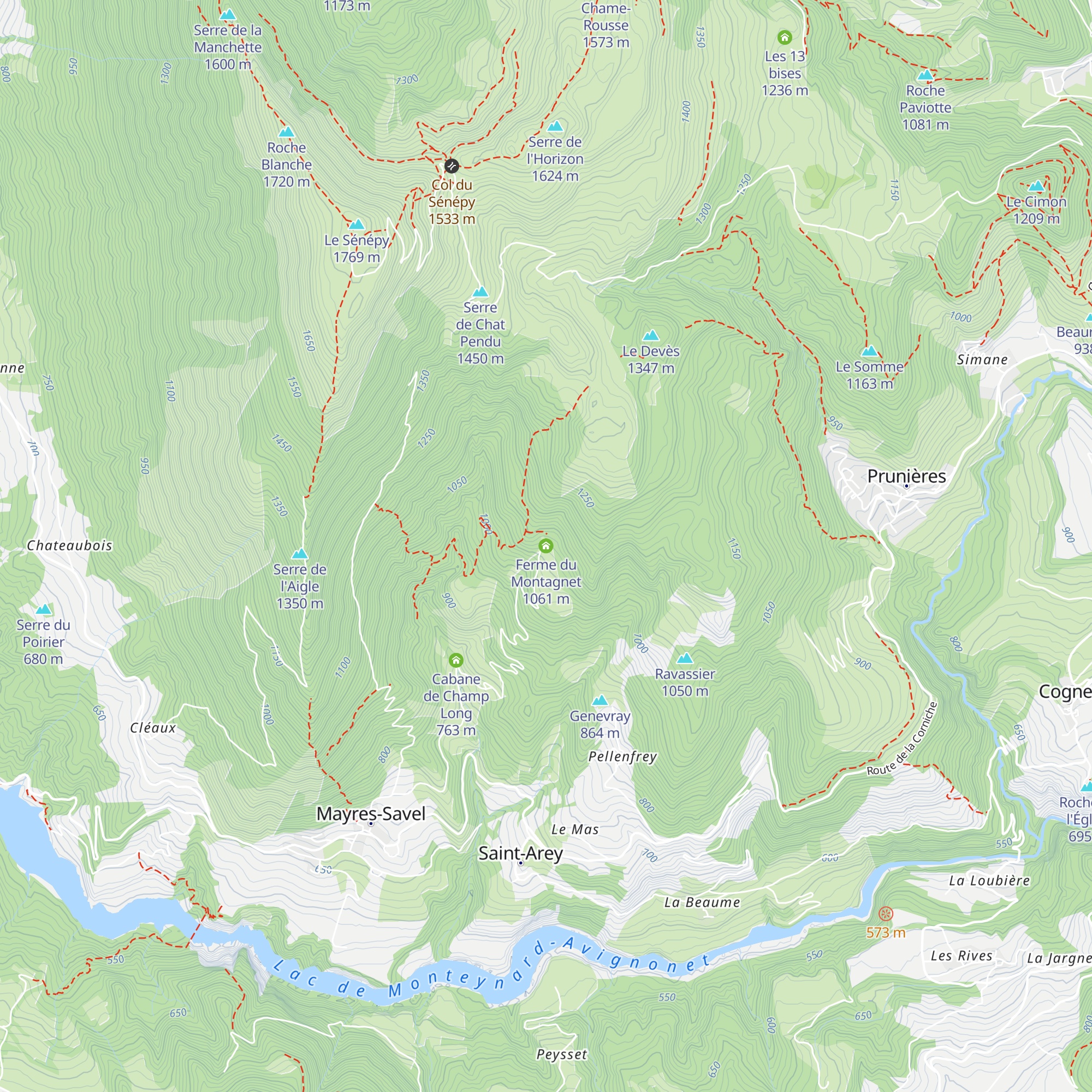Ferme du Montagnet map