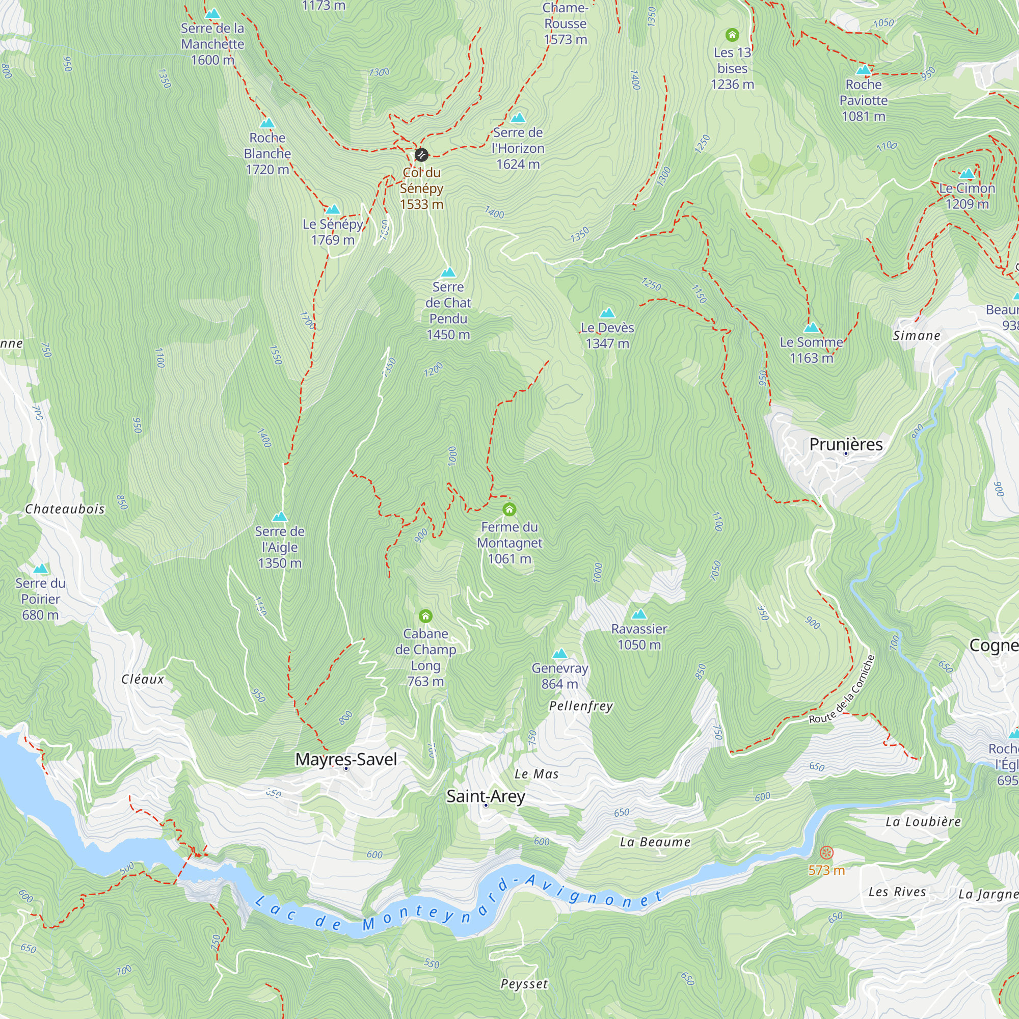 Ferme du Montagnet map