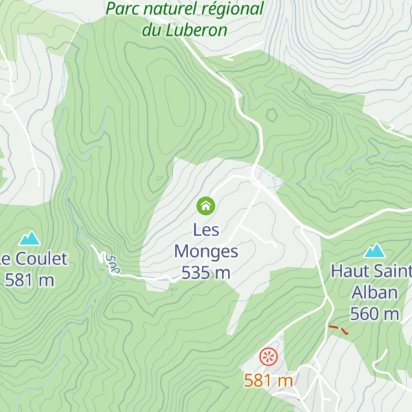 Map of Les Monges