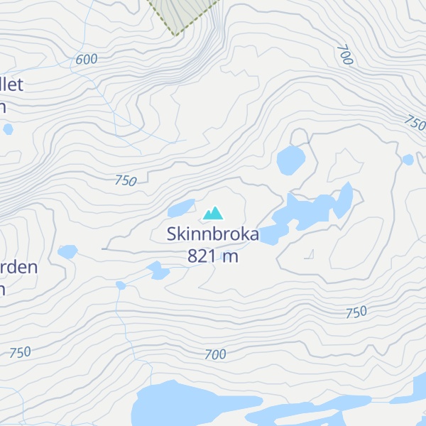 Map of Skinnbroka