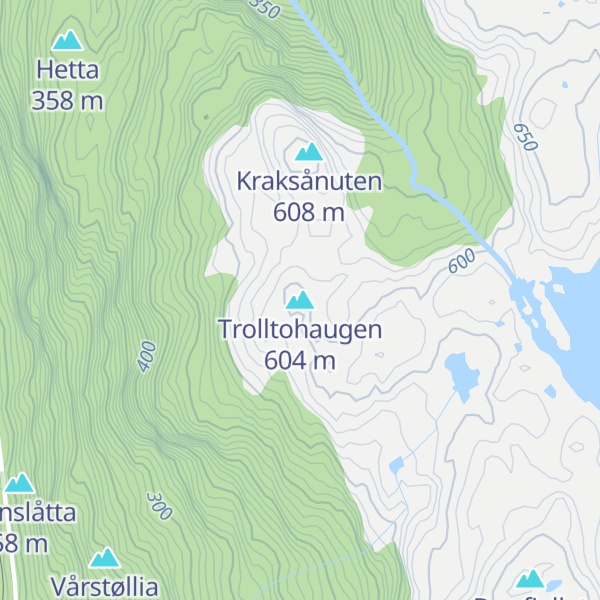 Map of Trolltohaugen