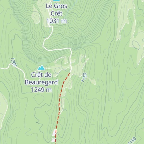 Map of Chalet de la Conay