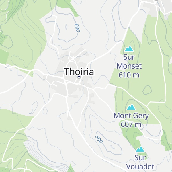 Map of Gîte du Mont Géry