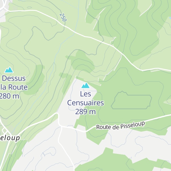 Map of Les Censuaires