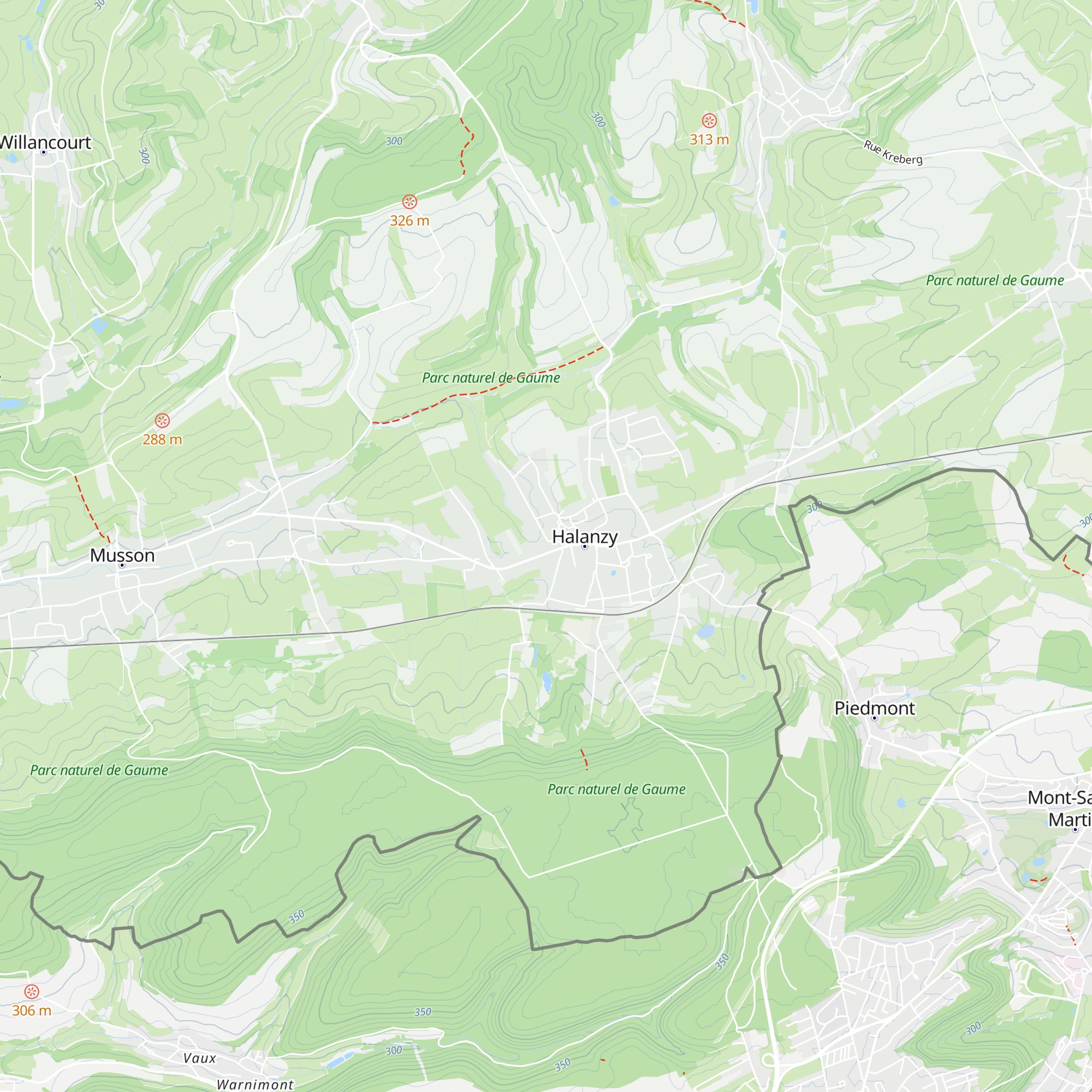 Gîte Saint Remy map